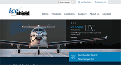 Desktop Screenshot of iceshield.com
